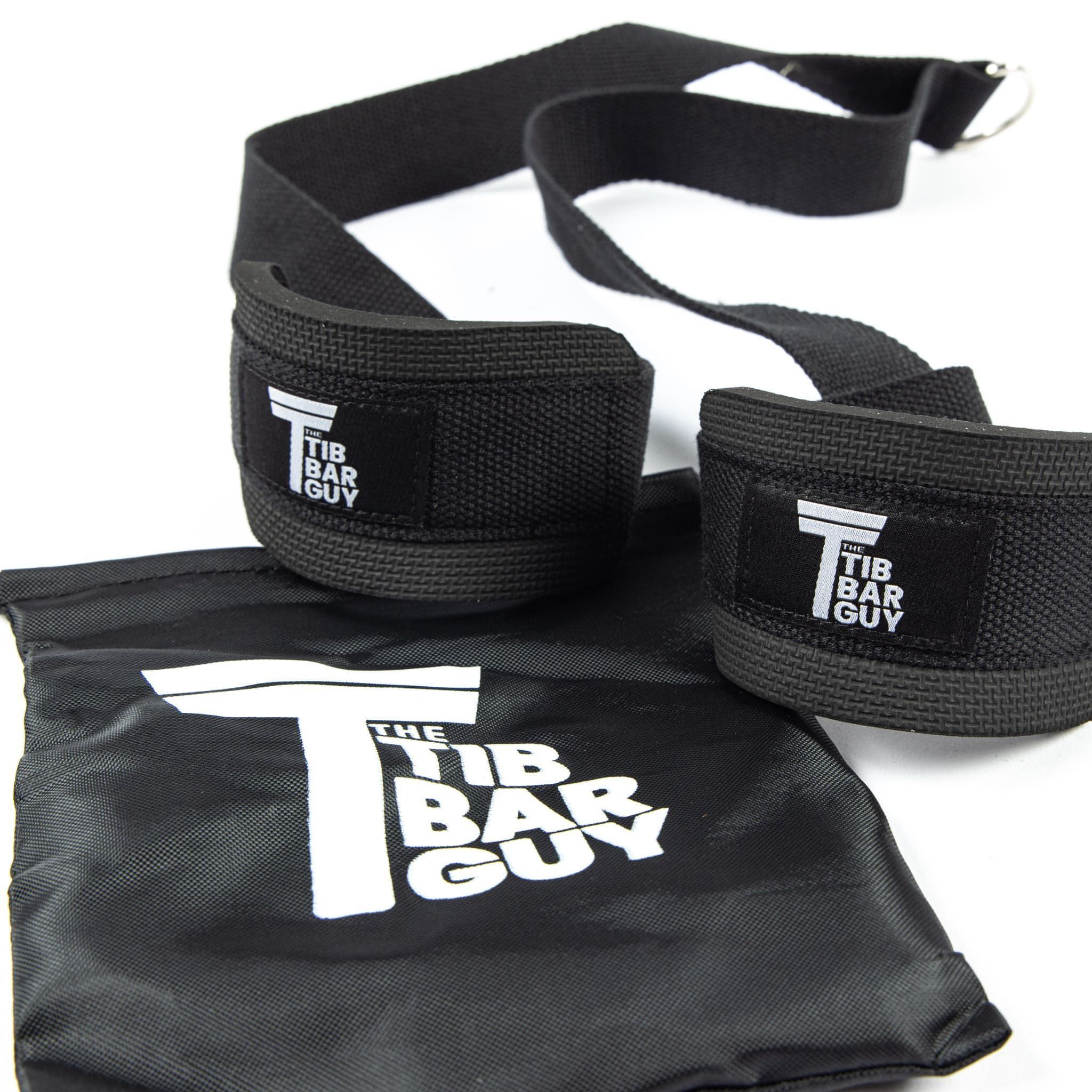 Black Reverse Squat Strap | The Tib Bar Guy