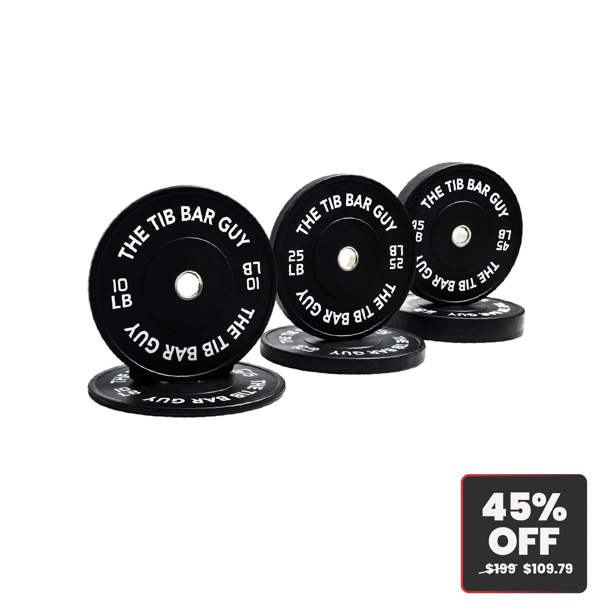 TBG Bumper Plates (160LBS)