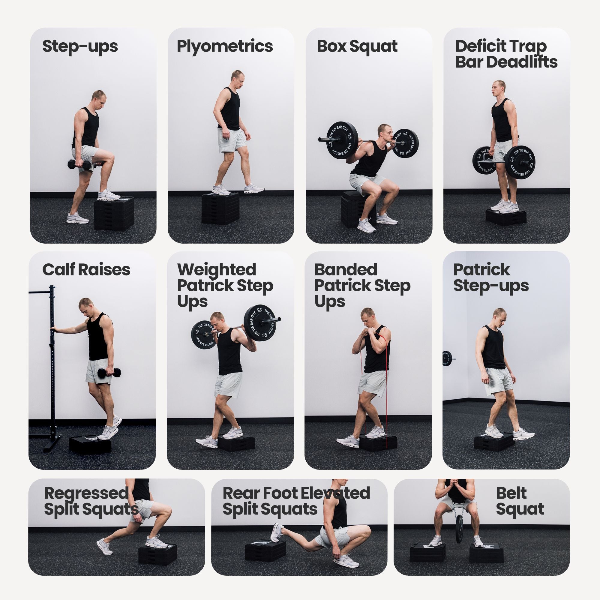 3x Slant Stack Platforms - Exercises 2