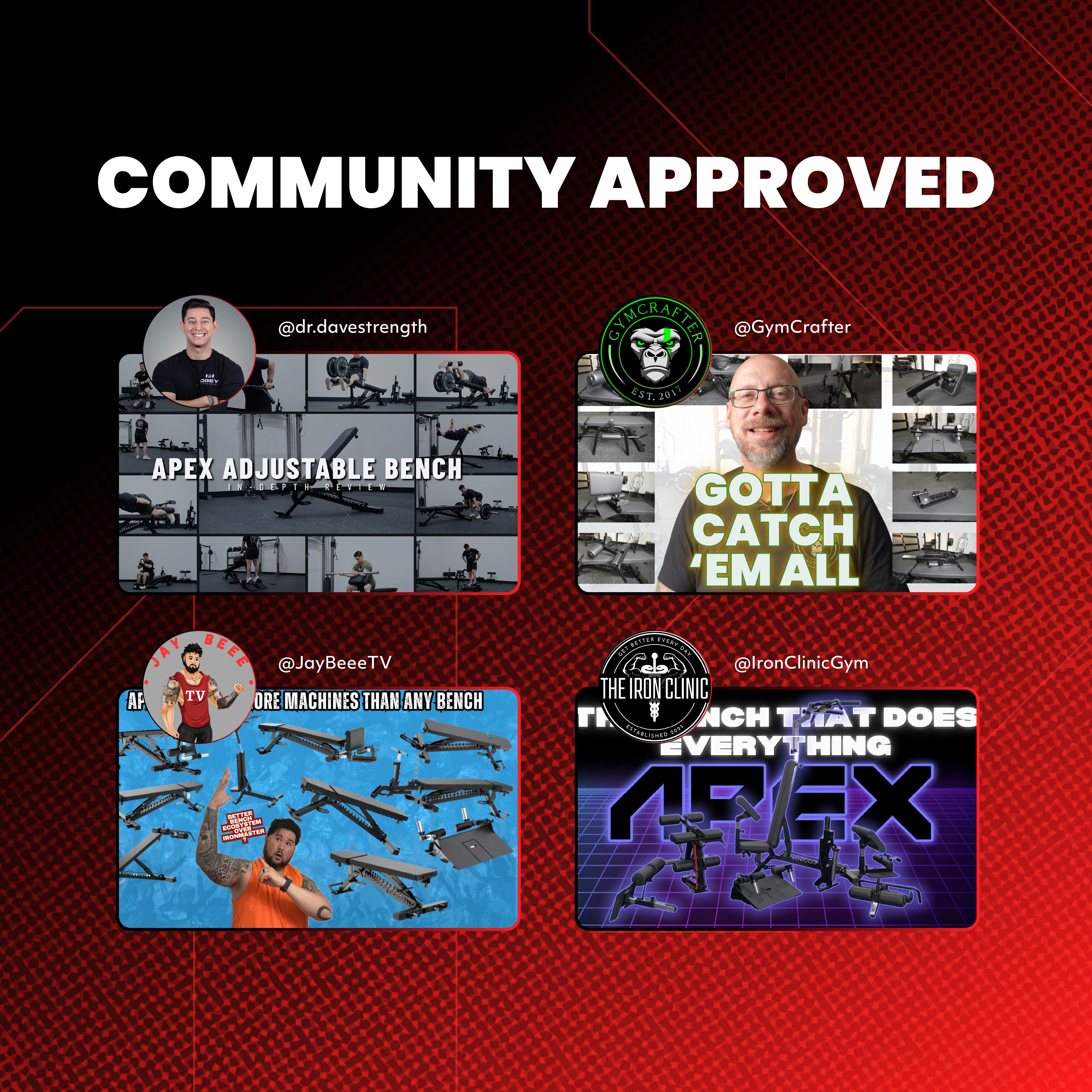 APEX Adjustable Bench - Community Approved