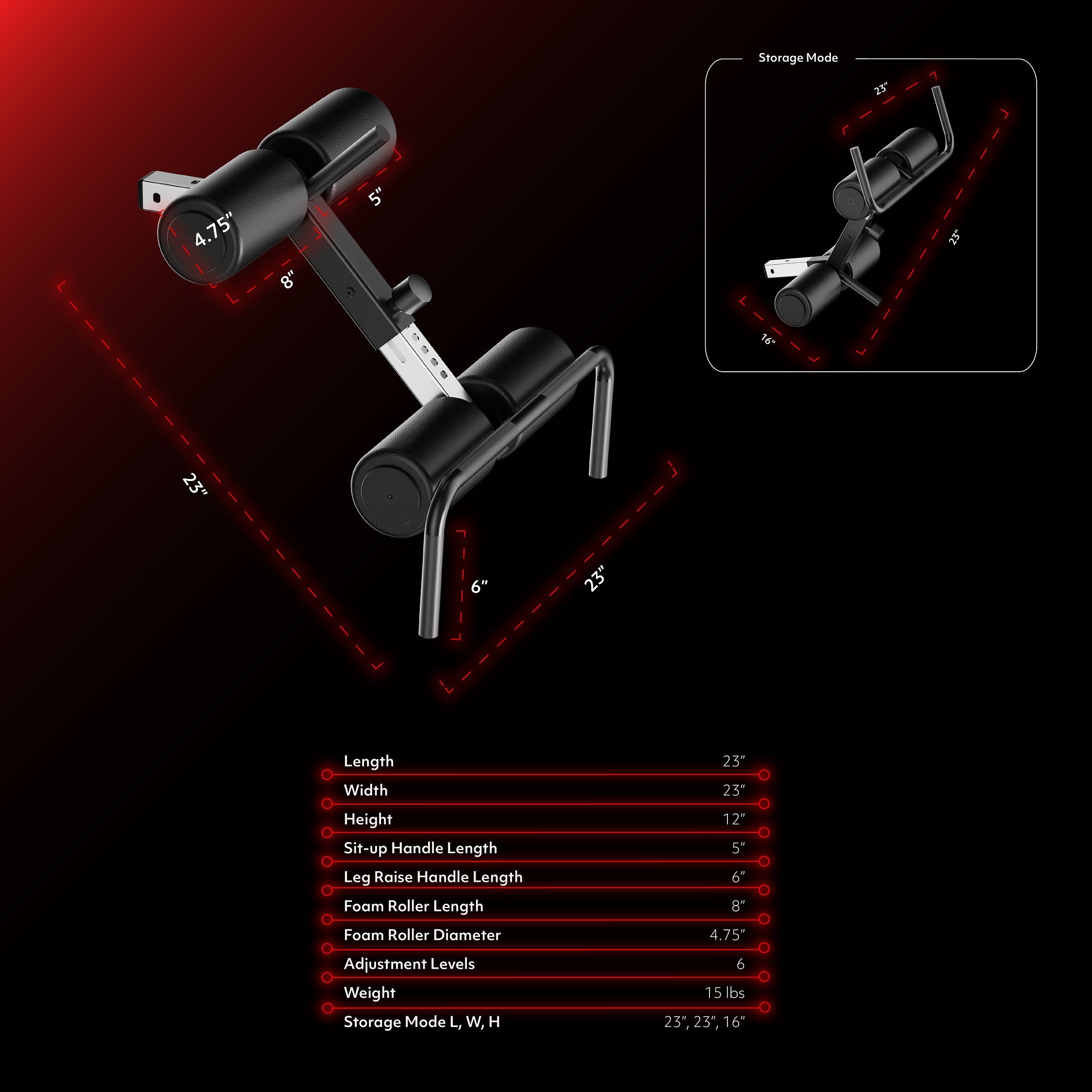 APEX Leg Extension Machine dimensions and specifications chart.