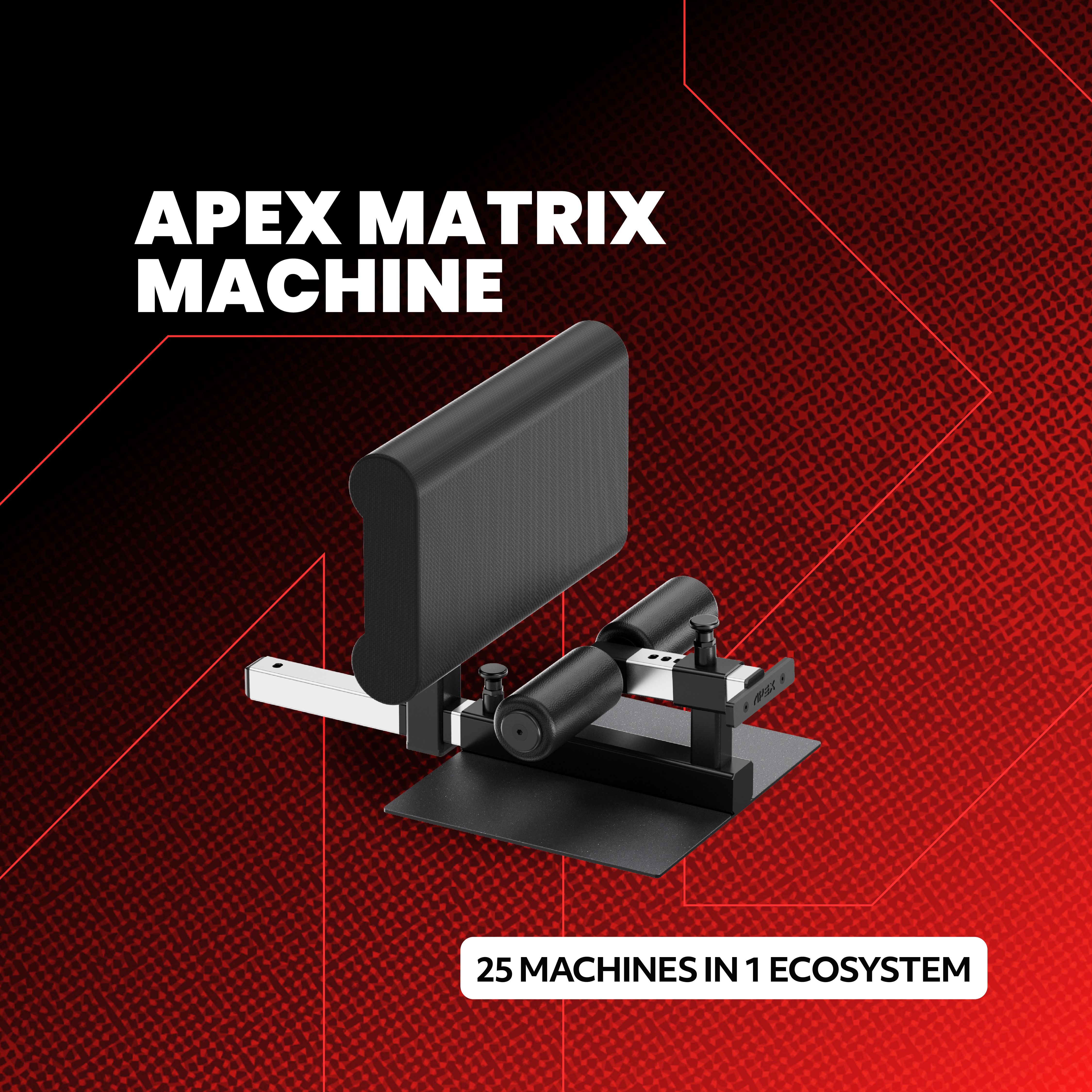 APEX Matrix Machine attachment for the APEX Adjustable Bench ecosystem.