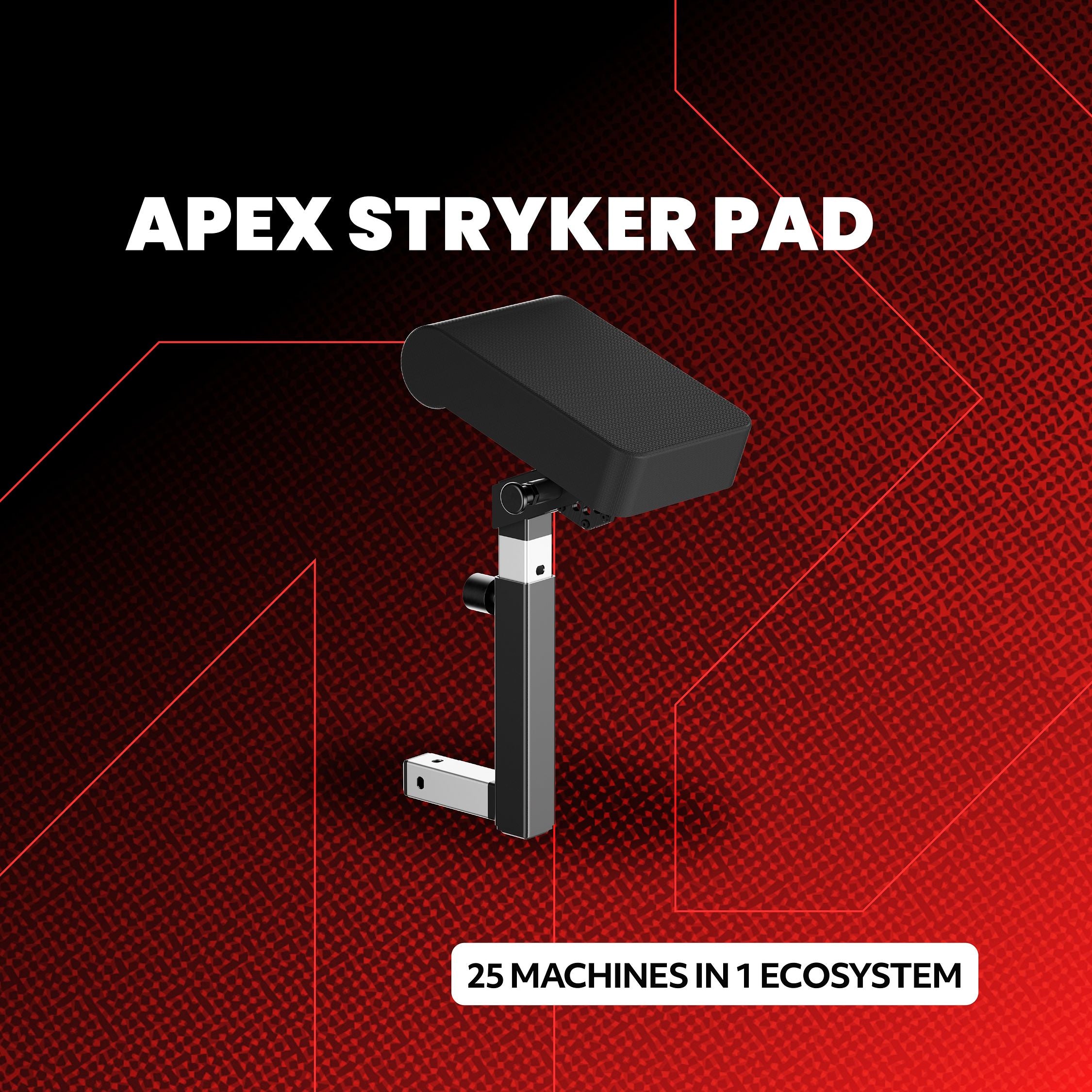 APEX Stryker Pad attachment for the APEX Adjustable Bench ecosystem.