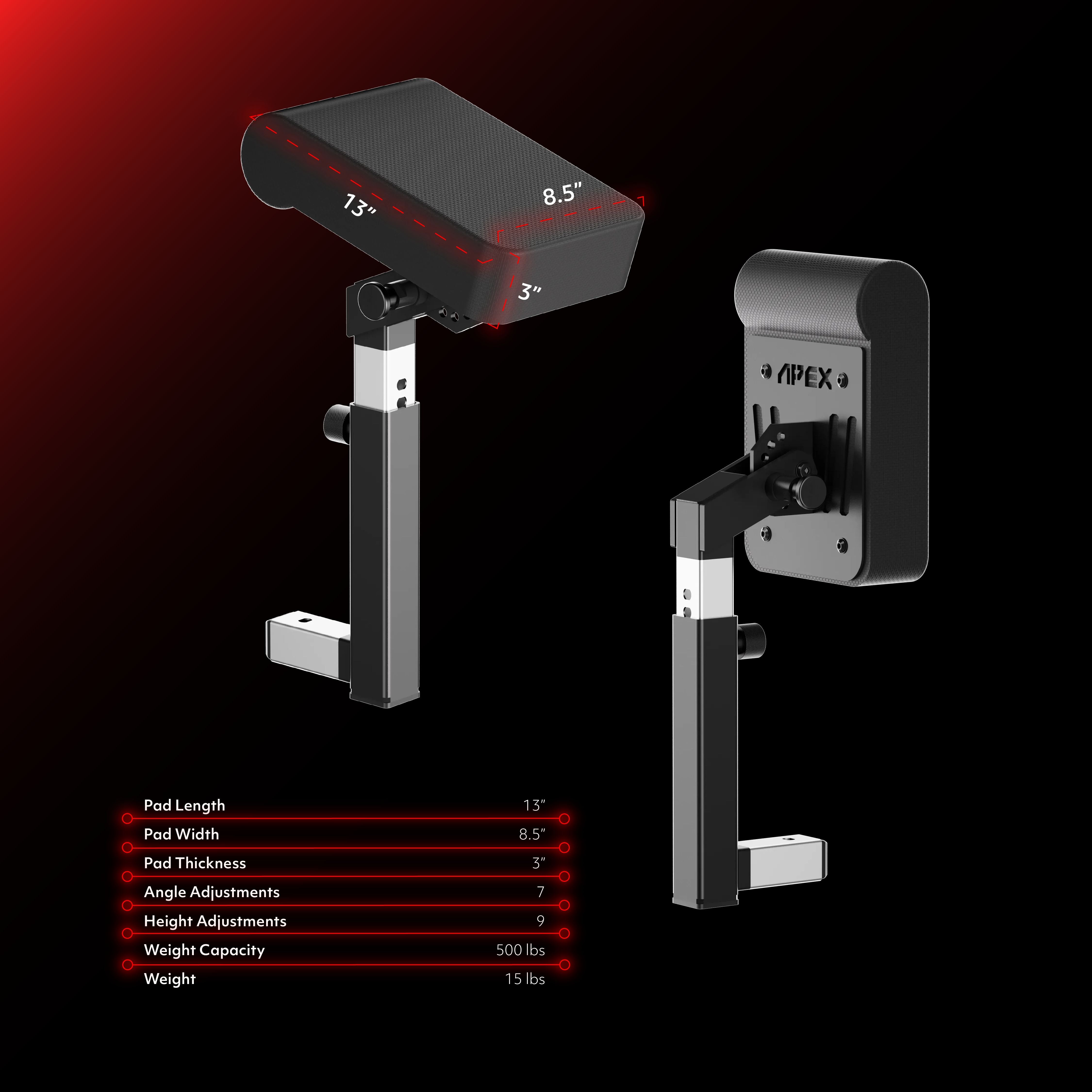 APEX Stryker Pad - Specs