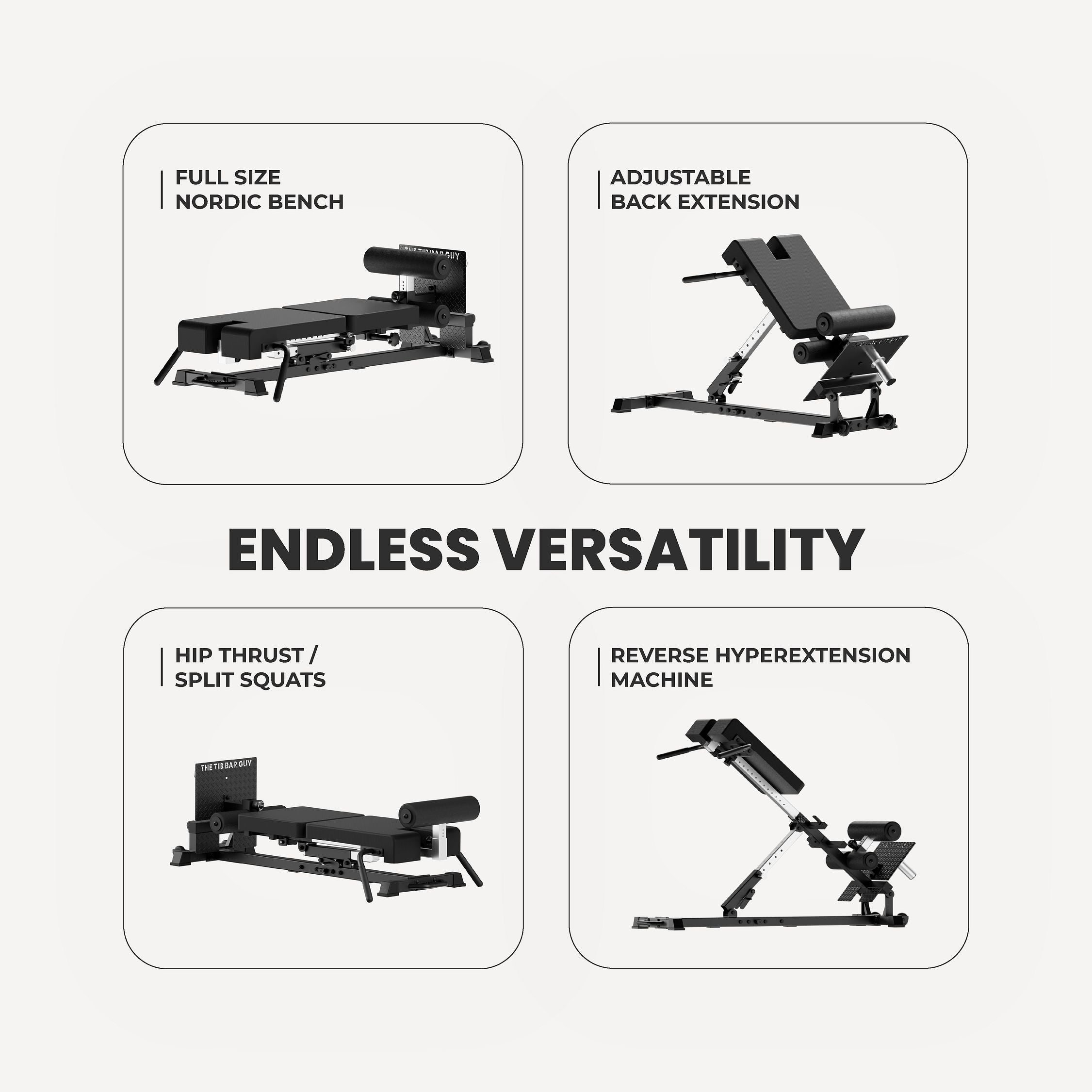 Nordic Back Extension Machine V2 - Features