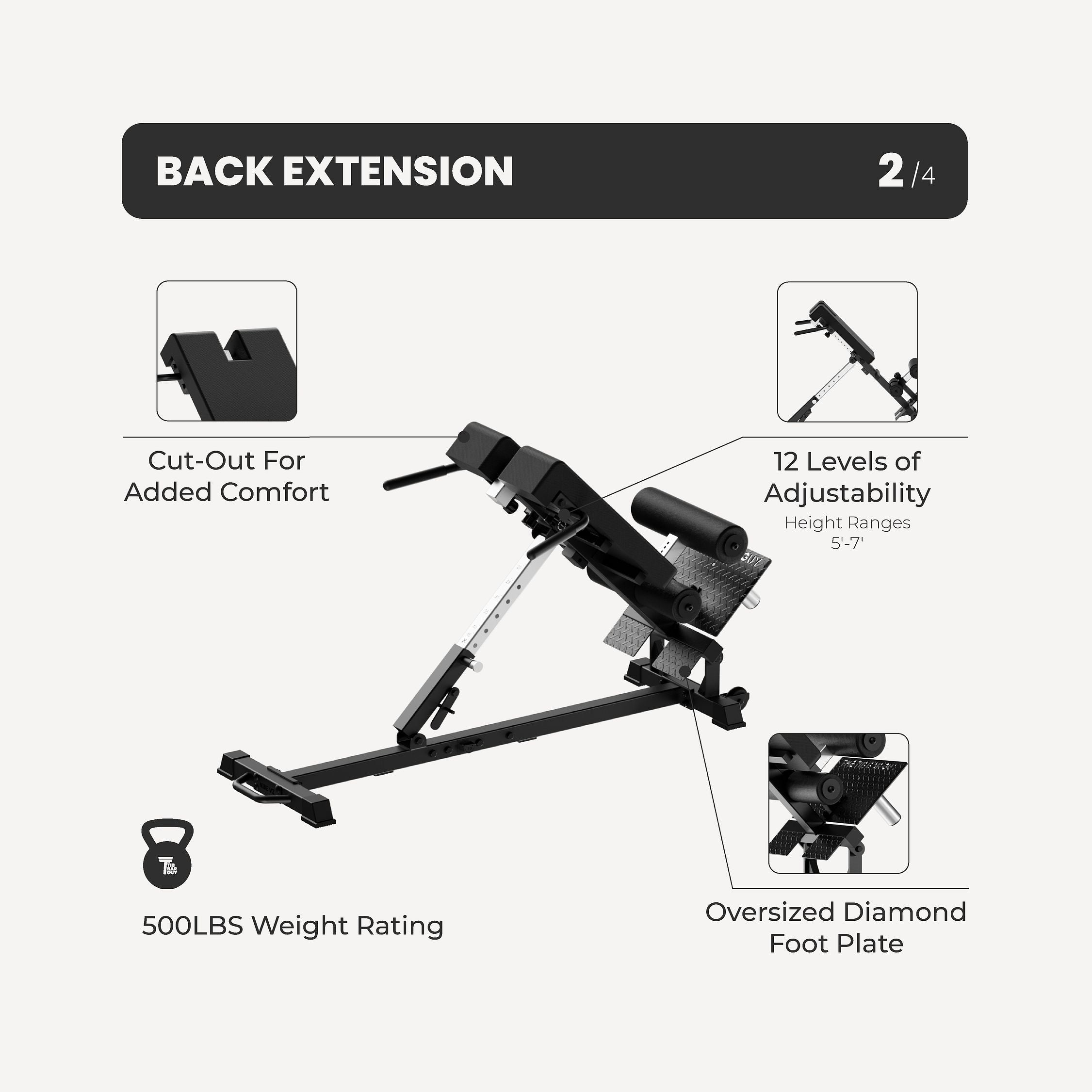 Nordic Back Extension Machine V2 - Infographic2