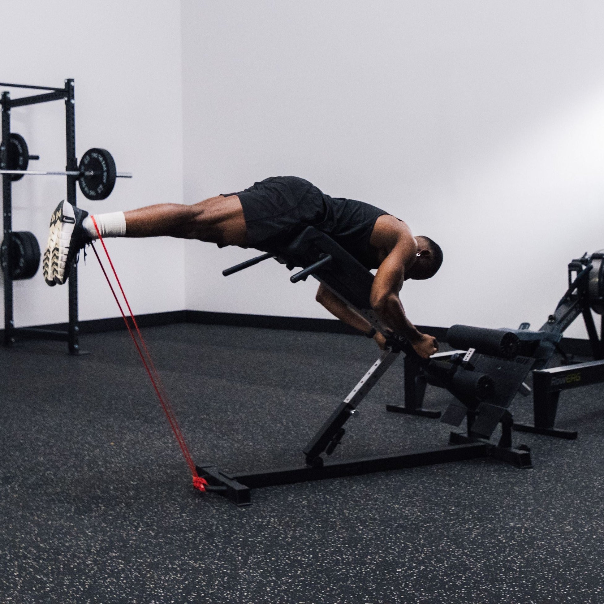 Back Extension Hamstring Machine Adjustable Adjustable Hyperextension Roman Chair – Back Extension Bench ...