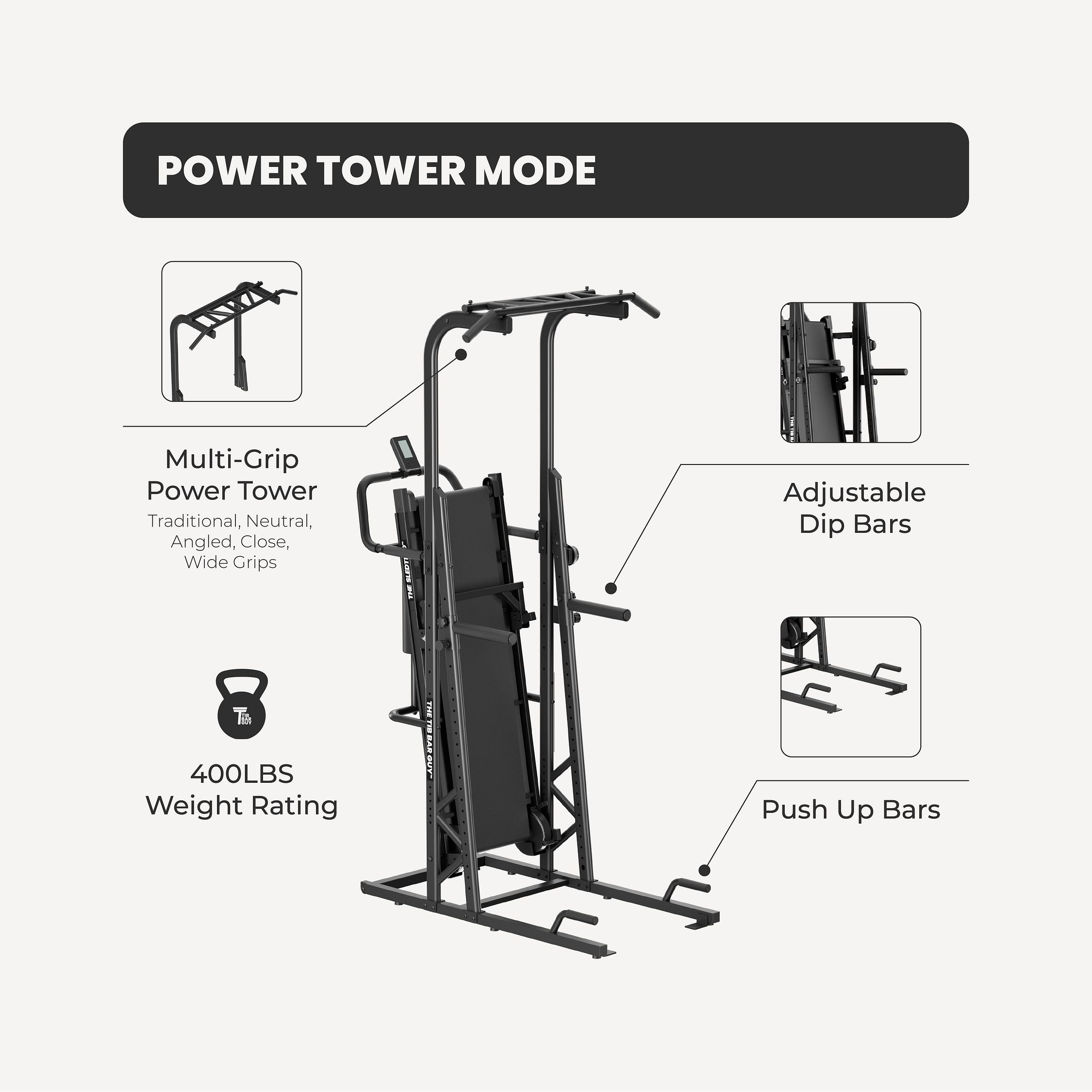 Power Tower Attachment - Power Tower Mode