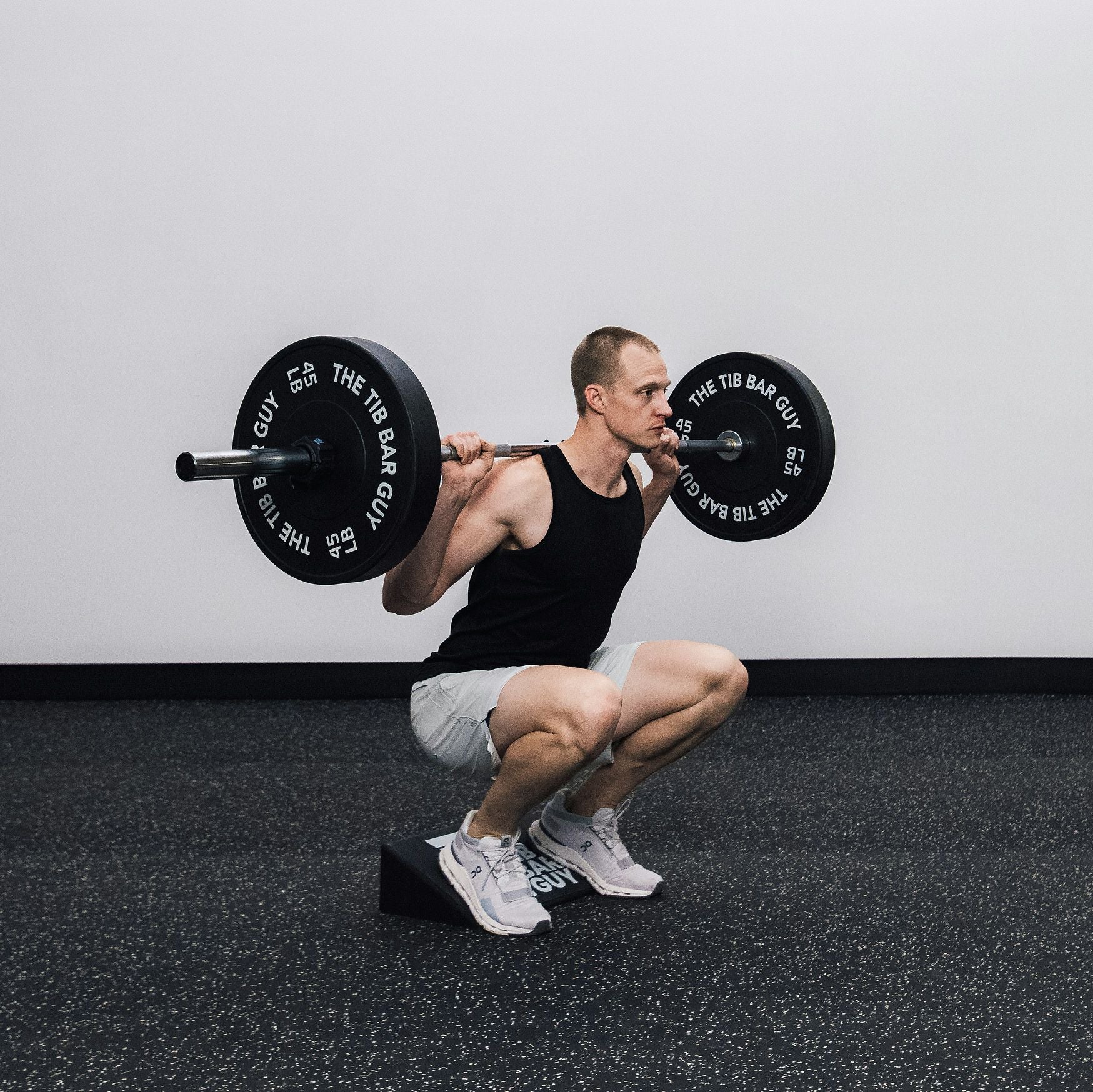 TBG Bumper Plate Bundle (230LBS) - Barbell Back Squats