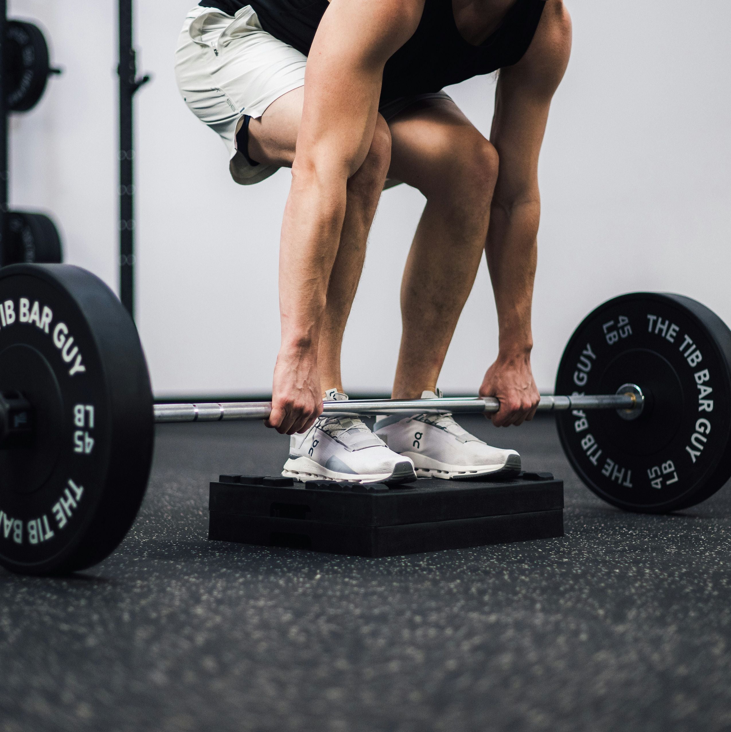 TBG Bumper Plate Bundle (230LBS) - Deficit Deadlifts