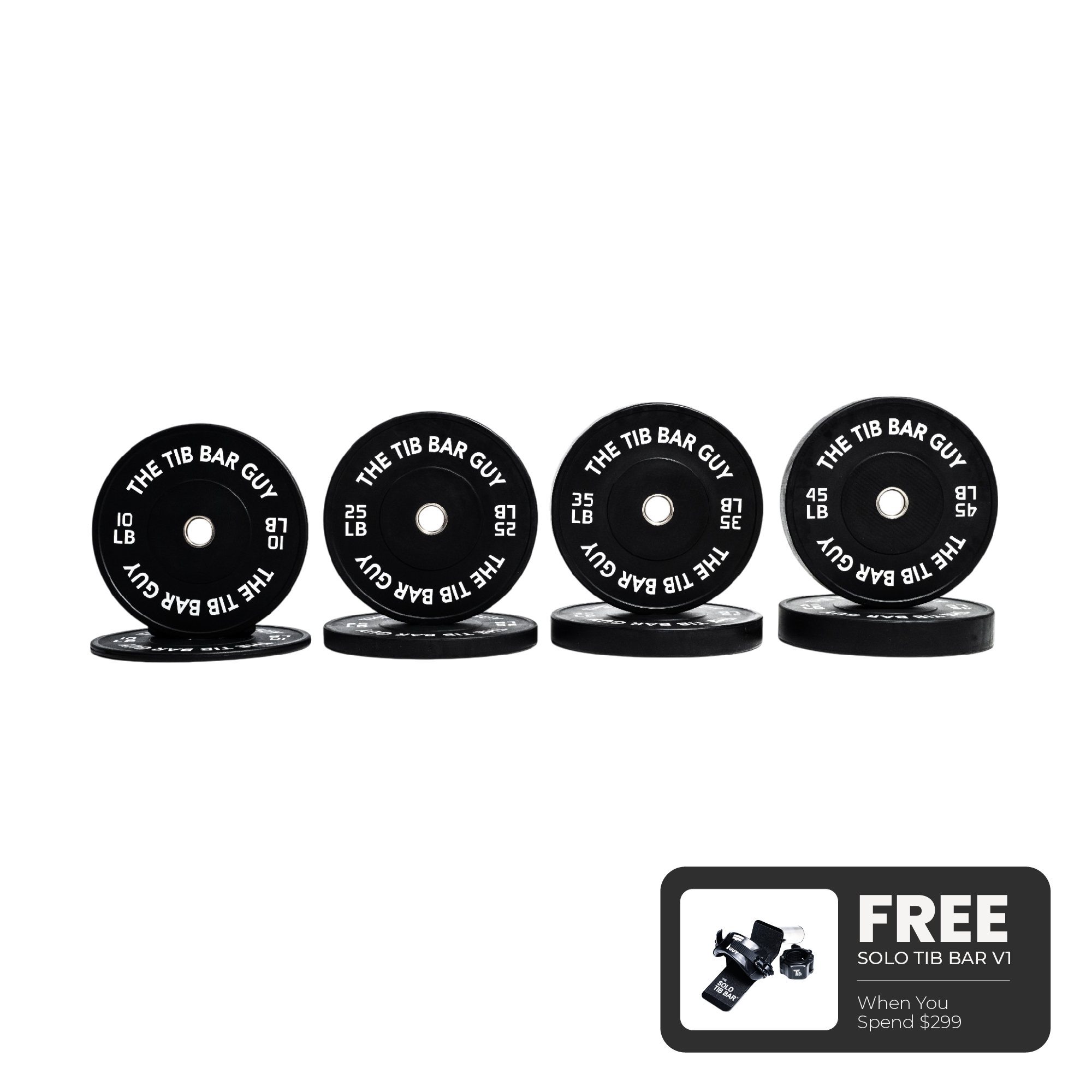 TBG Bumper Plate Bundle (230LBS)