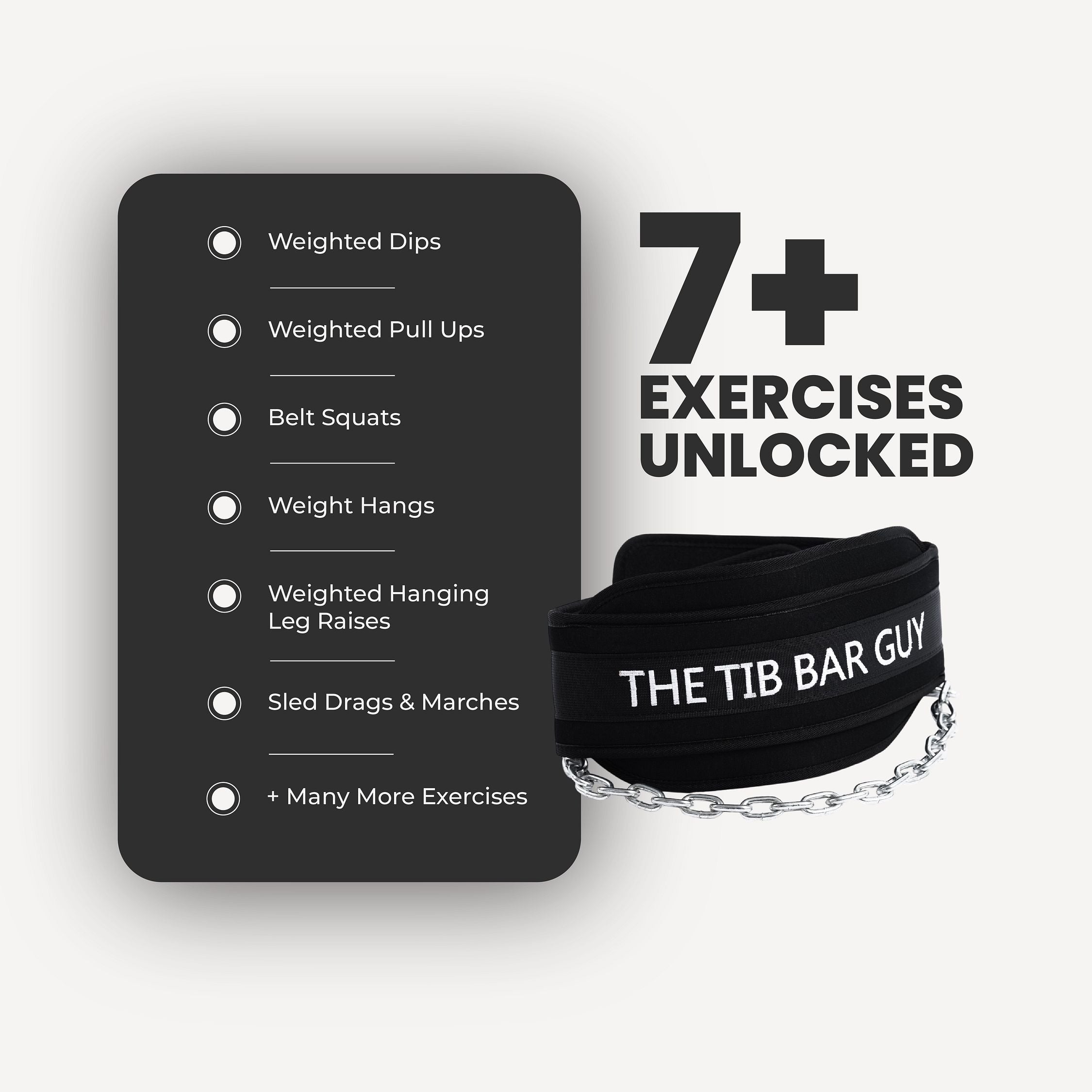 TBG Dip Belt - Exercises