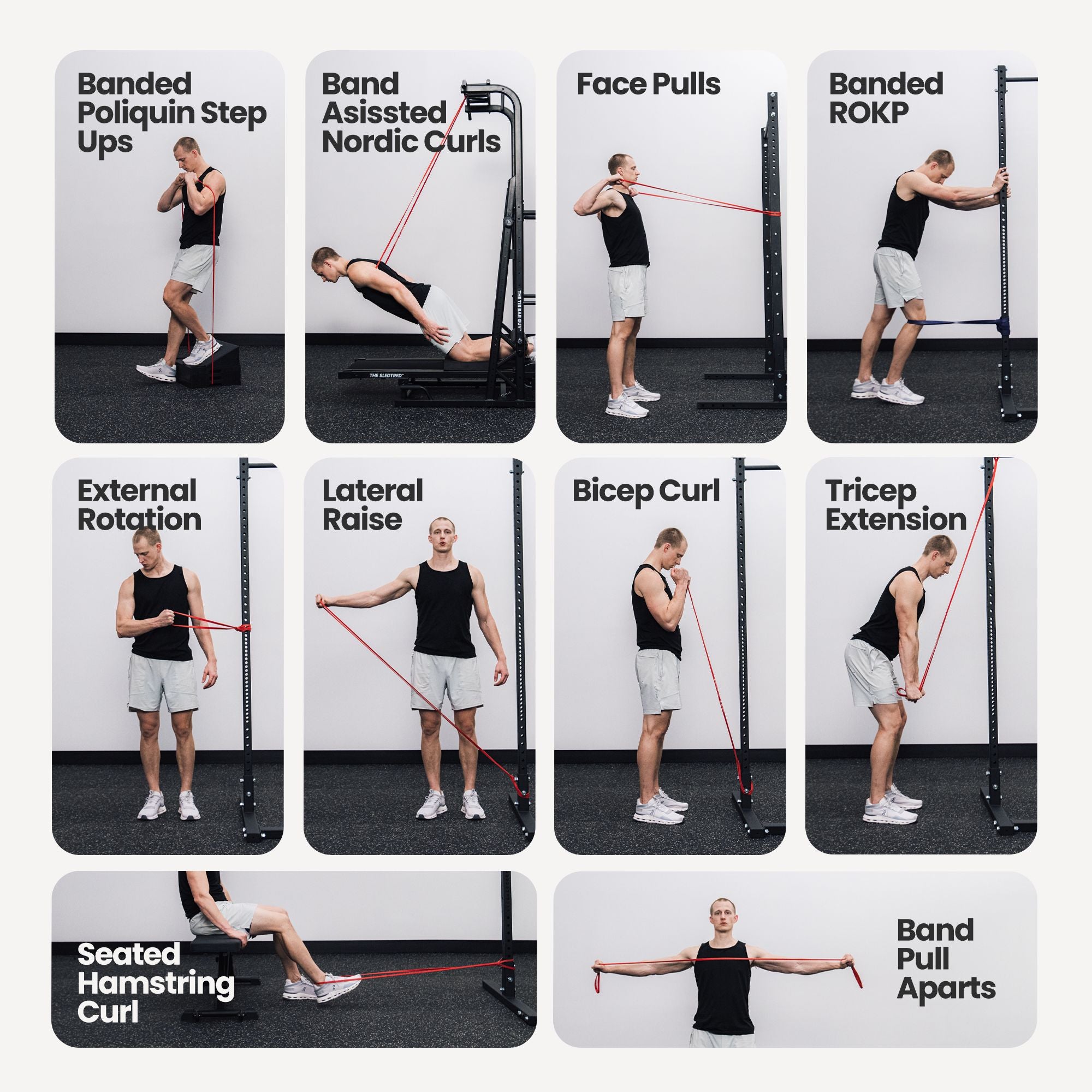 TBG Resistance Bands  -  Exercises 2