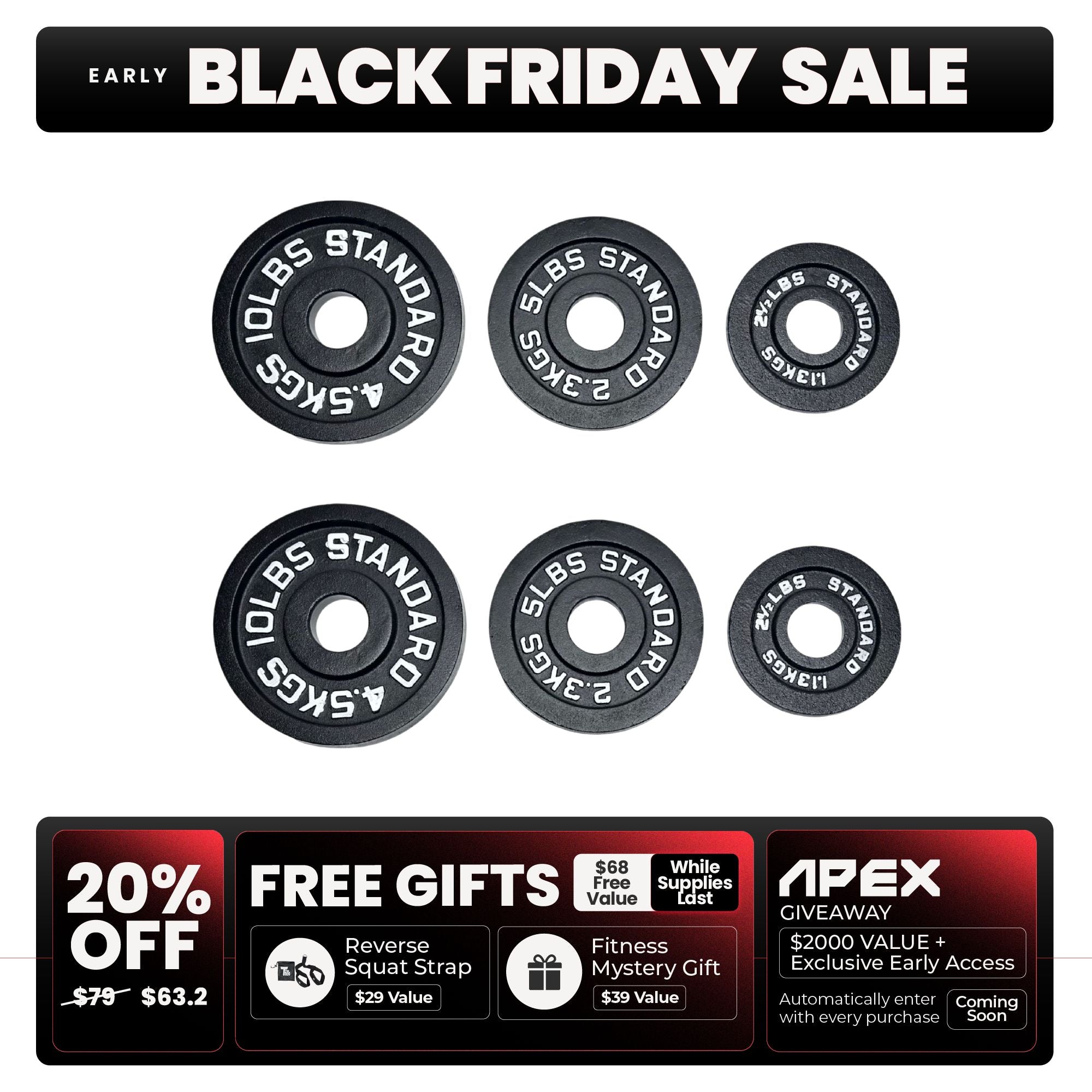 The Weight Plates - 35 lbs Bundle