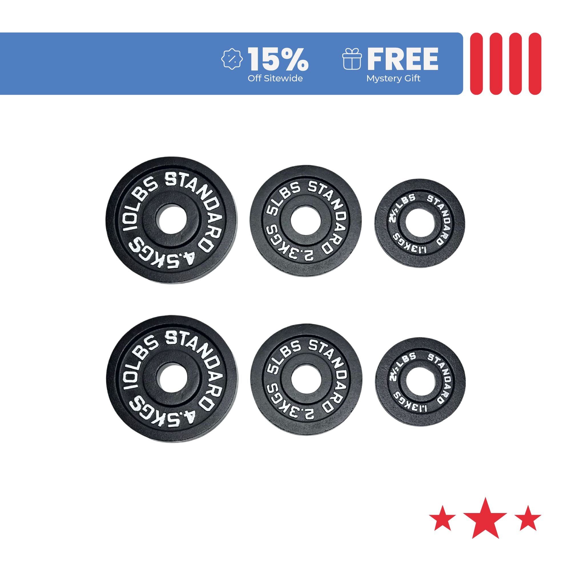The Weight Plates - 35 lbs Bundle