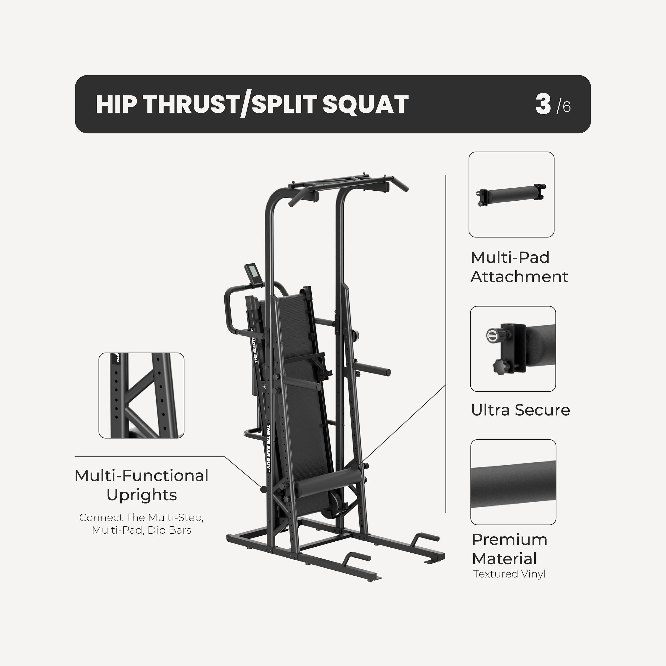 THE SLEDTRED™️ - HipThrusts/Split Squat