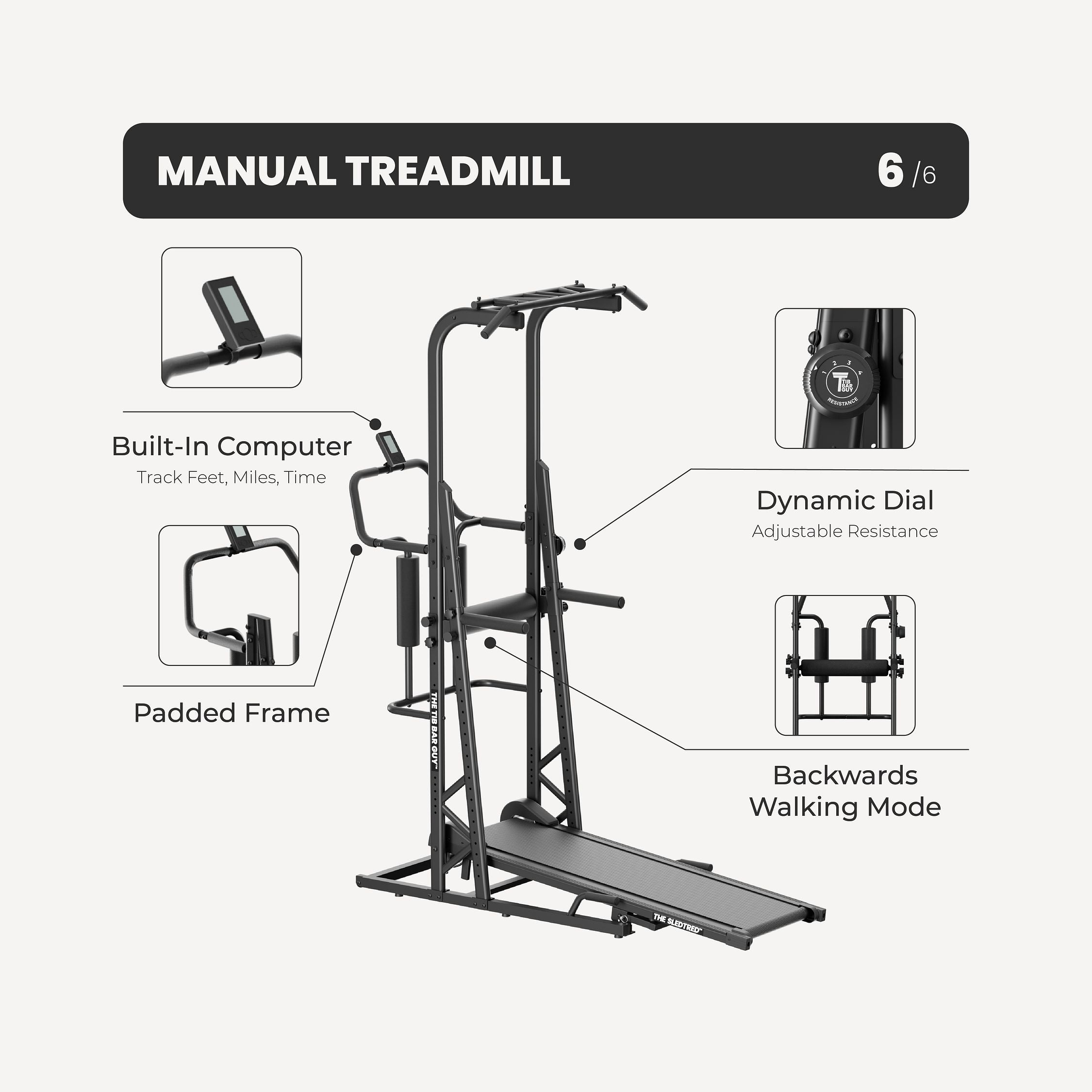 THE SLEDTRED™️ - Manual Treadmill