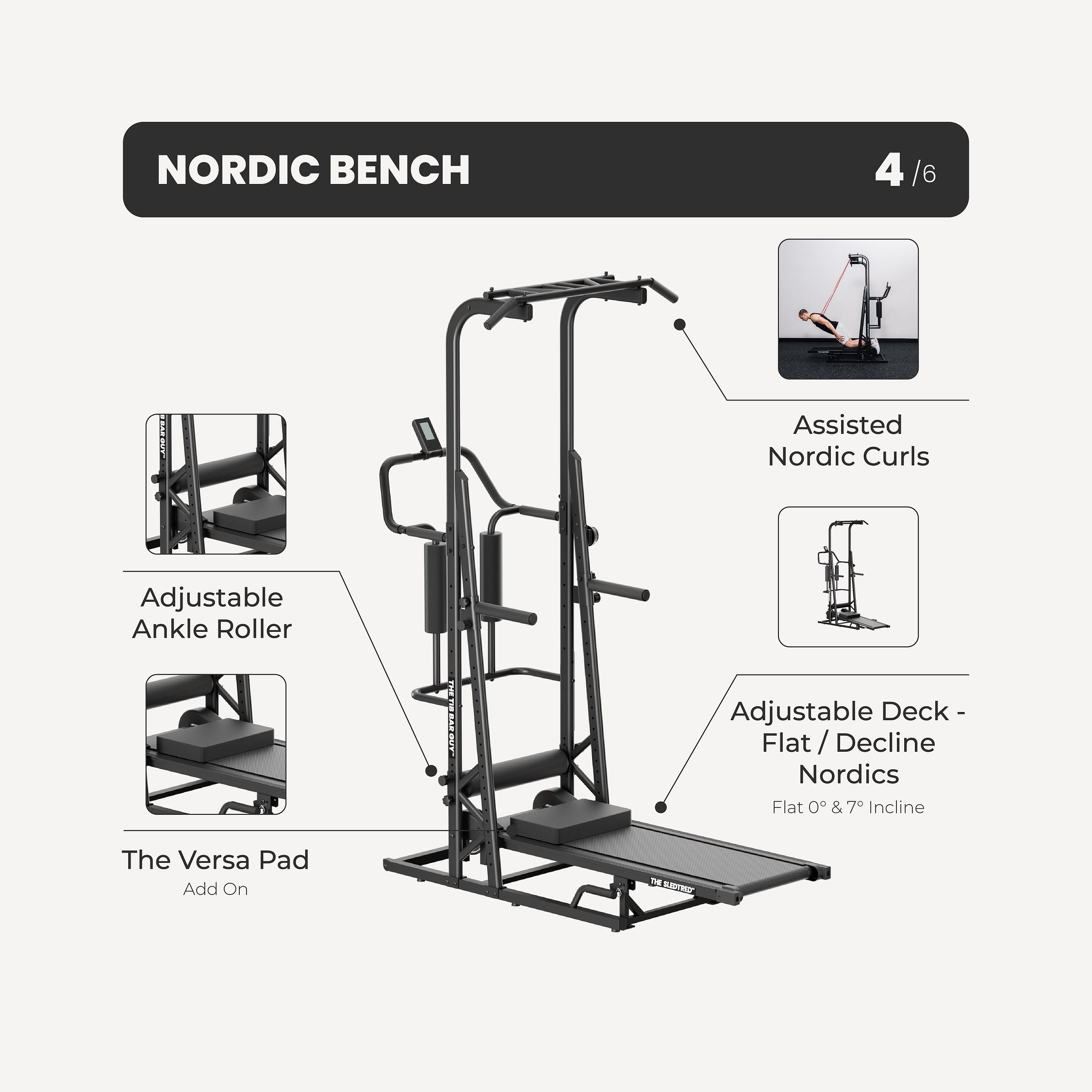 THE SLEDTRED™️ - Nordic Bench