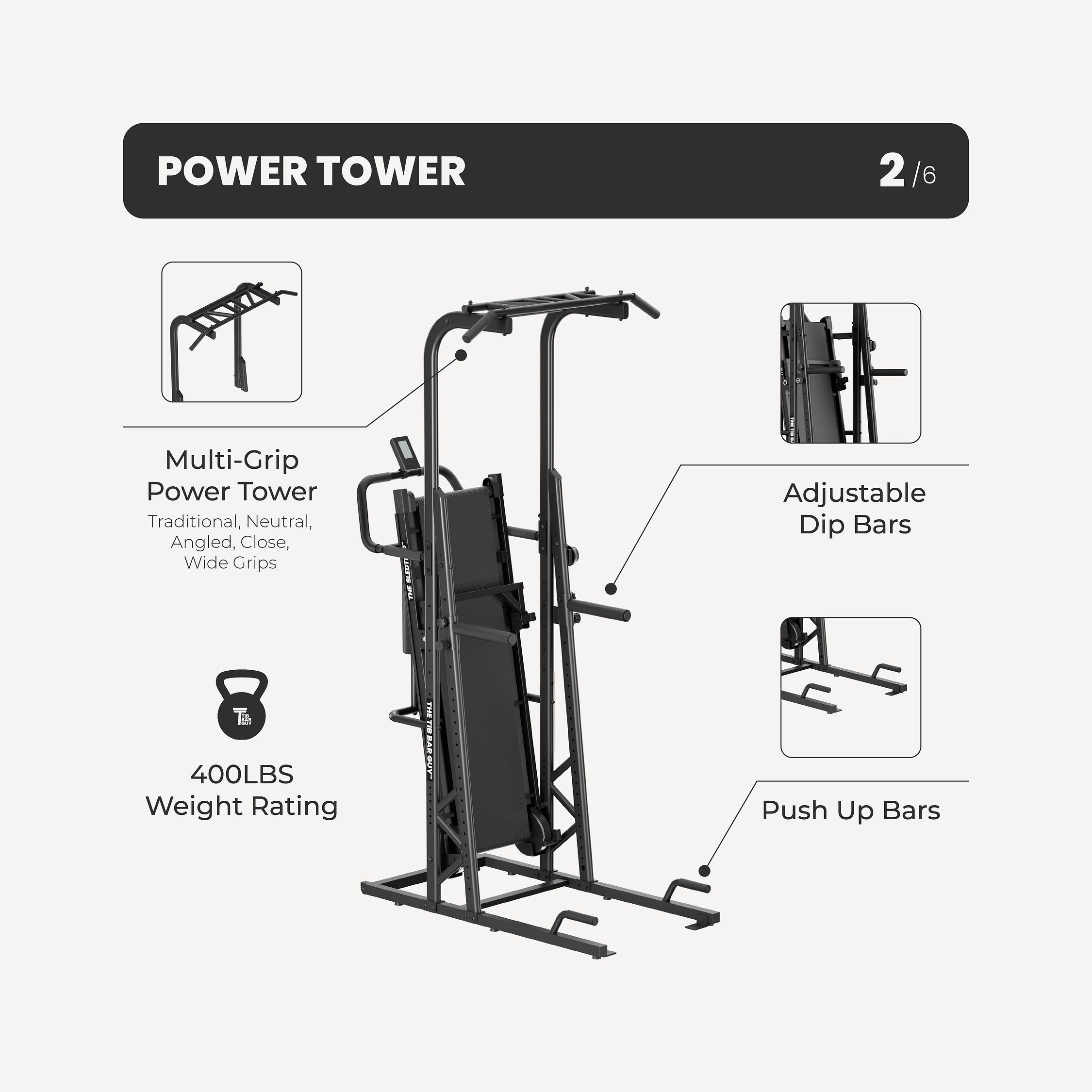 THE SLEDTRED™️ - Power Tower
