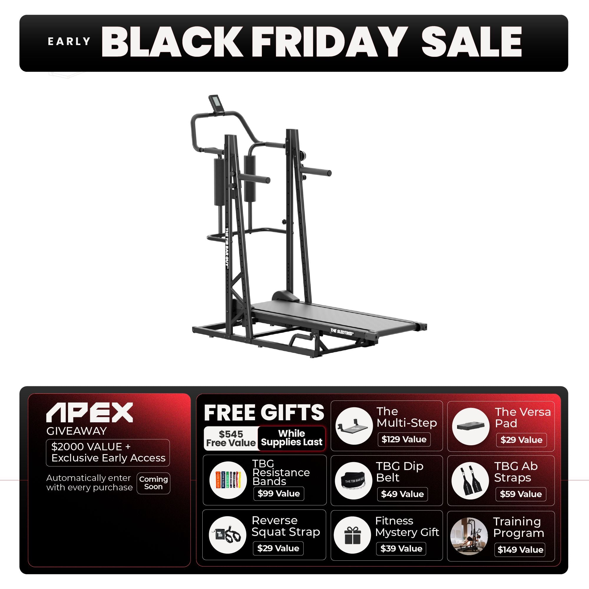 The SledTred™️ w/o Power Tower