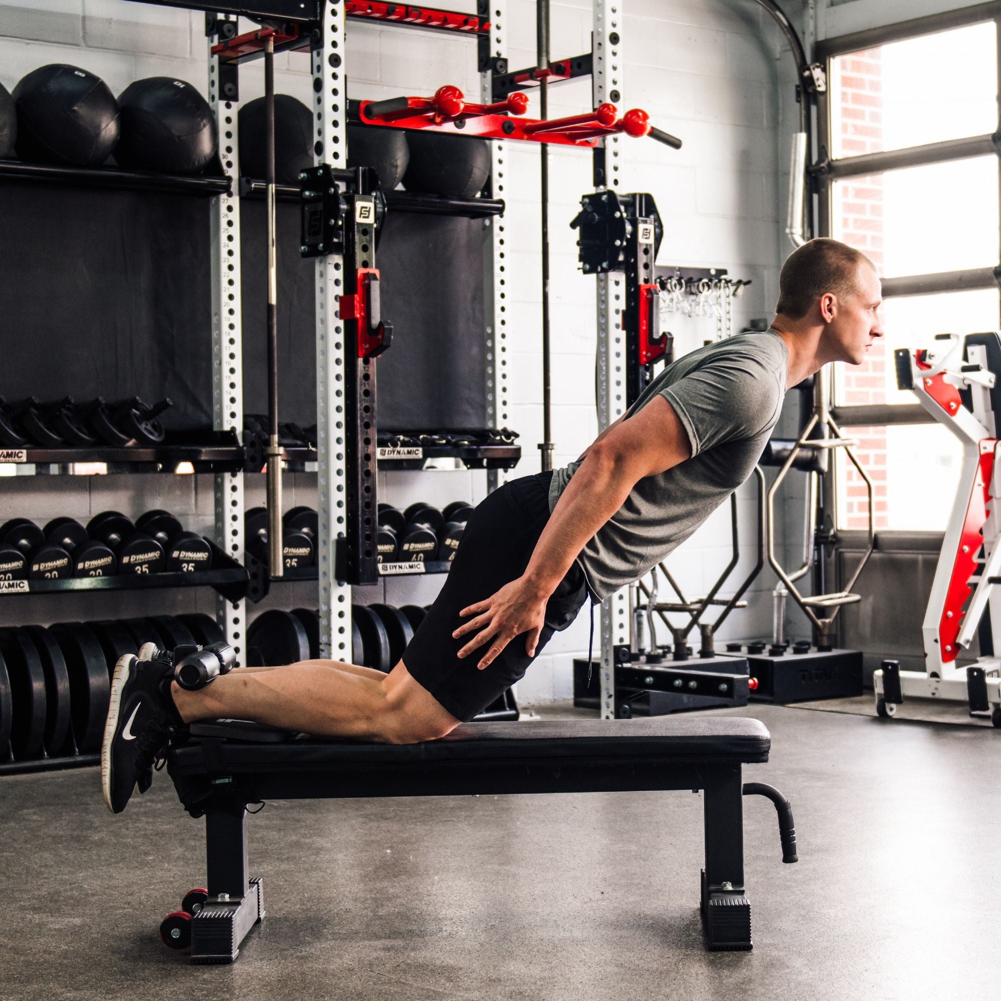 The EZ Nord - Nordic Curl Male Gym