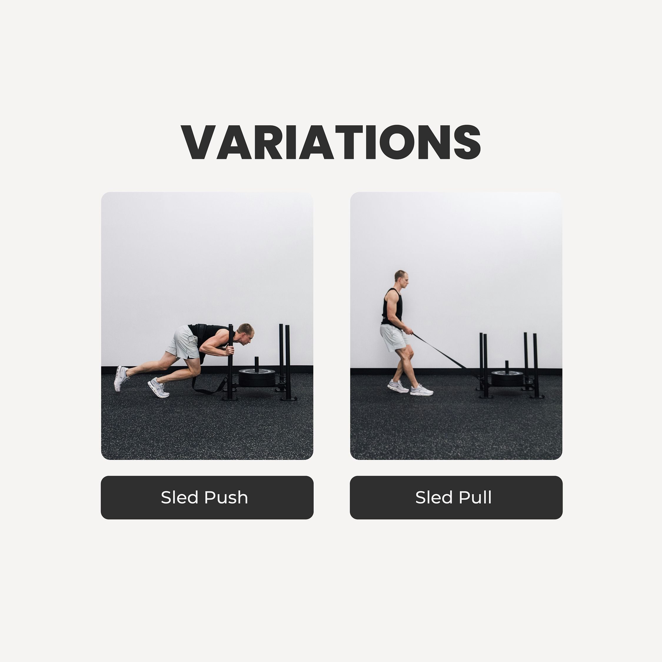 The Push-Pull Sled  -  Variations