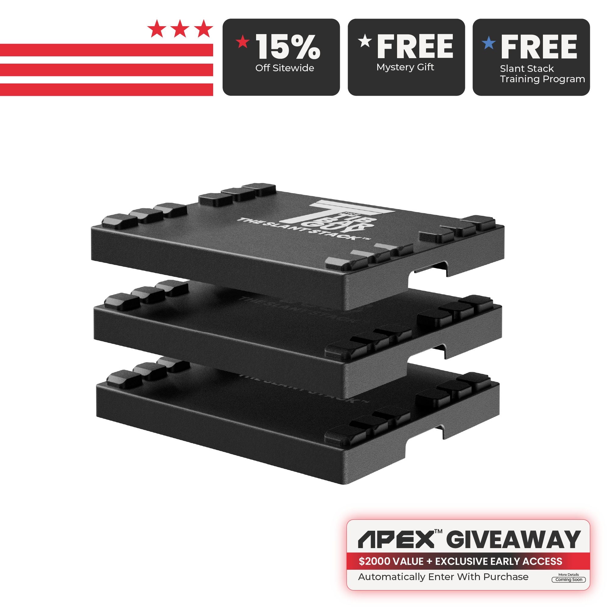 3x Slant Stack Platforms