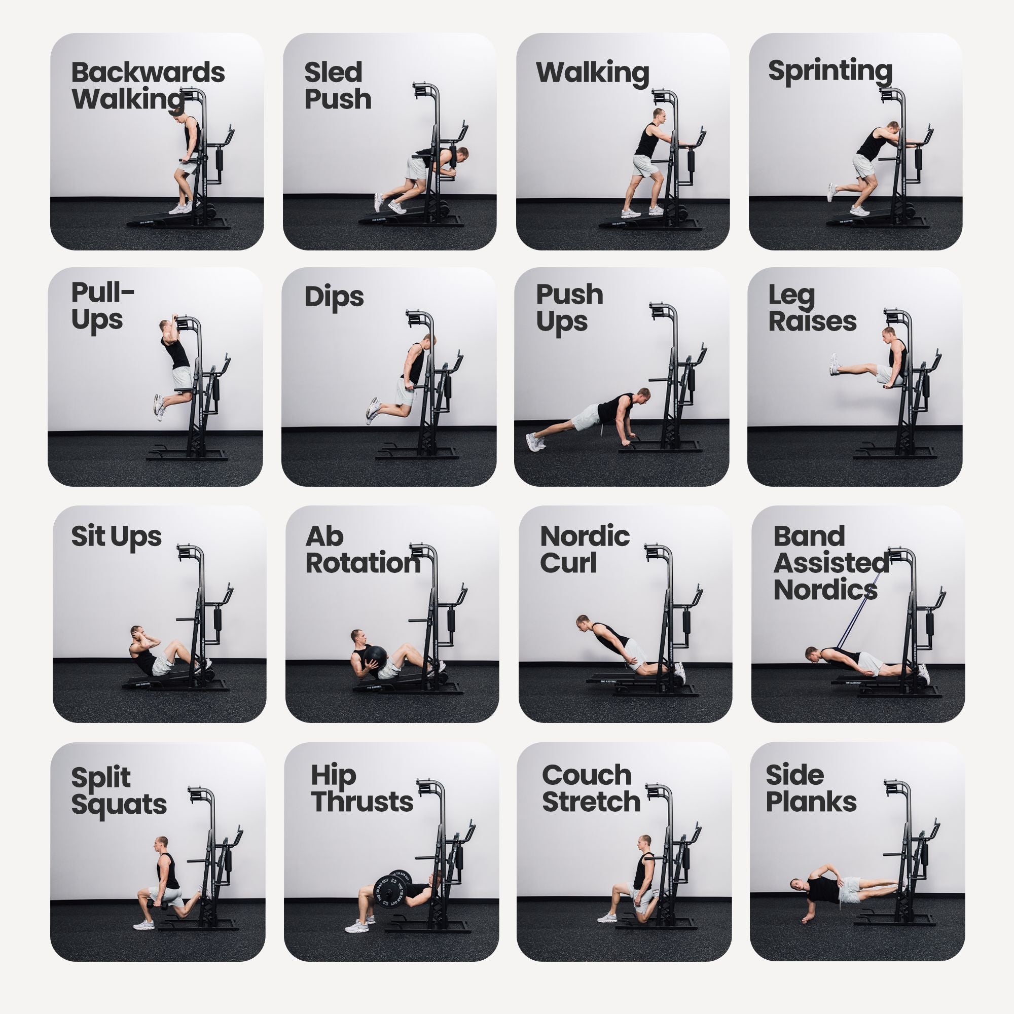The SledTred Top Exercises