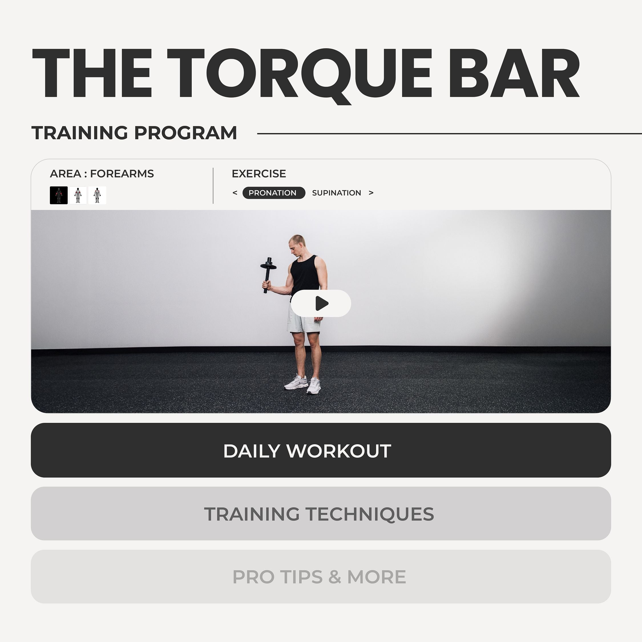 The Torque Bar Training Program