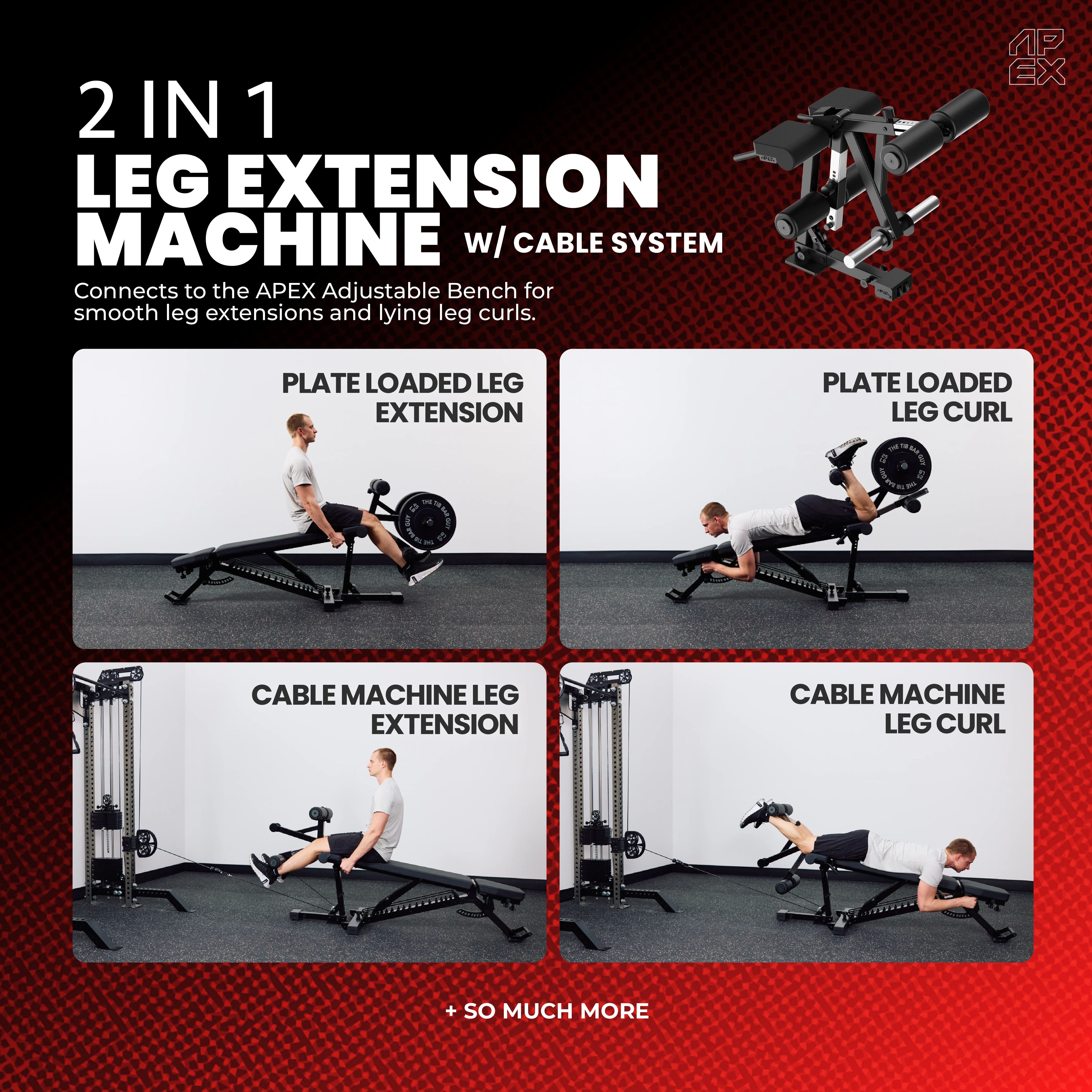 APEX LEG TRAINER w/ Cable System