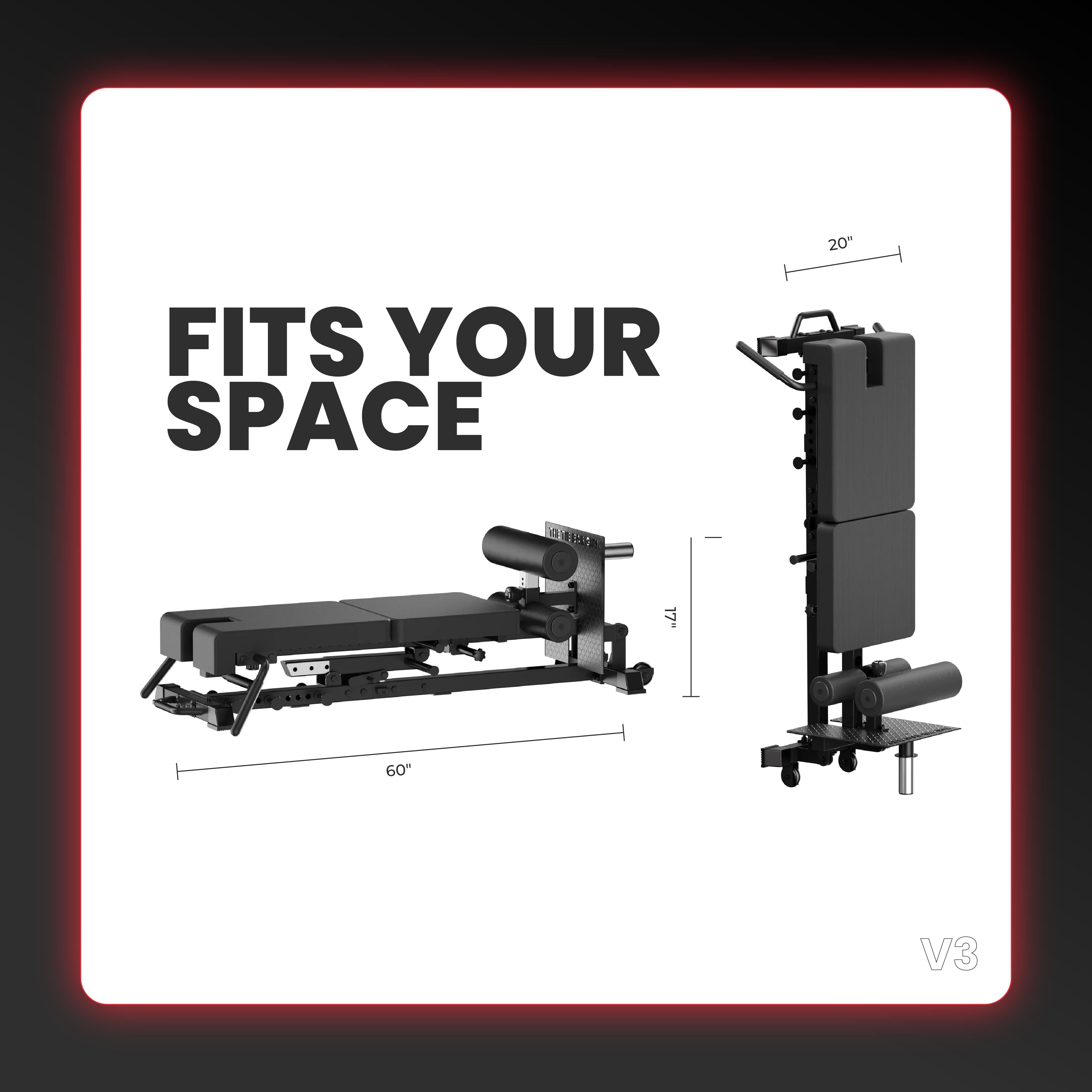 Back Extension Machine | Nordic 4-in-1 NBE V3 | The Tib Bar Guy