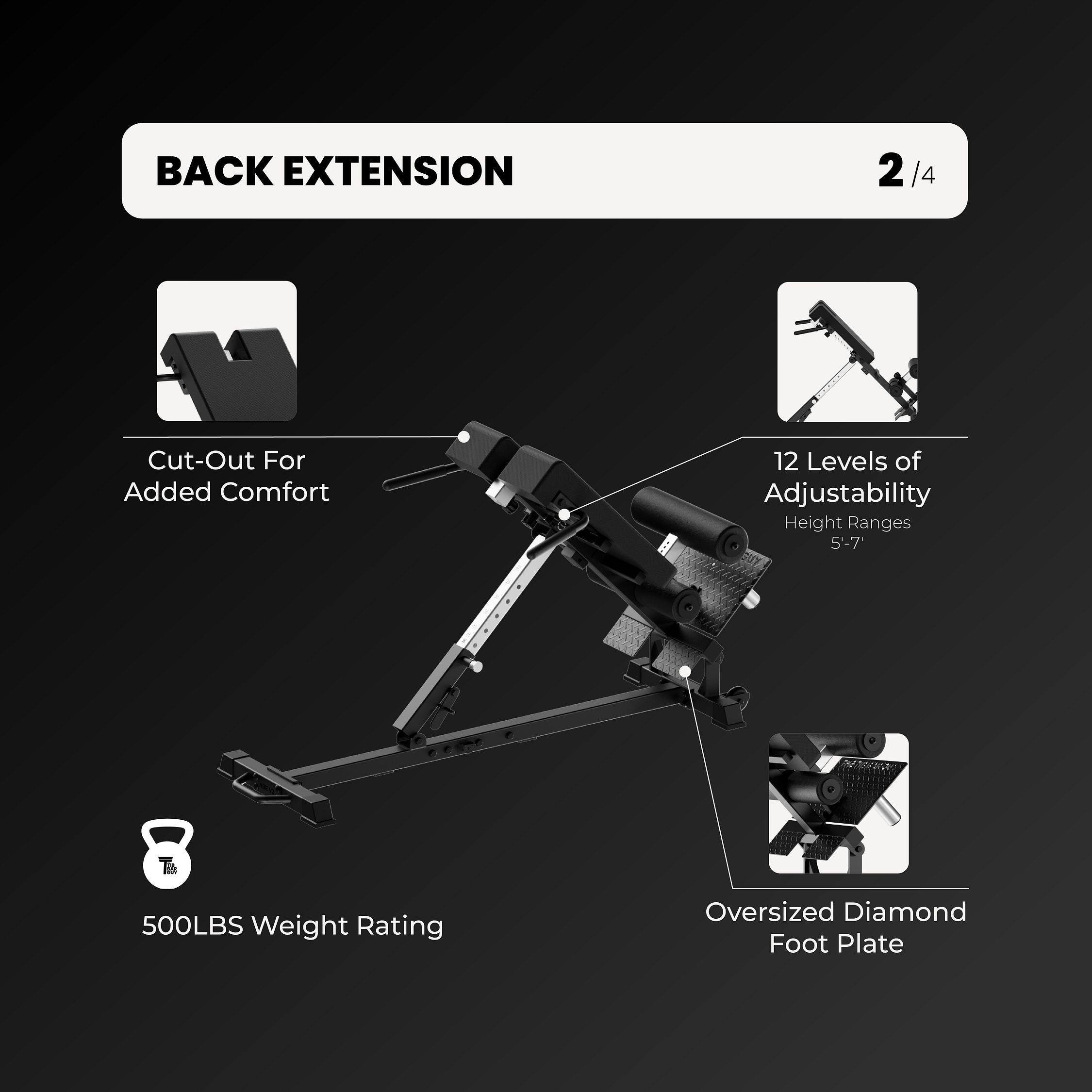 Nordic Back Extension Machine V2