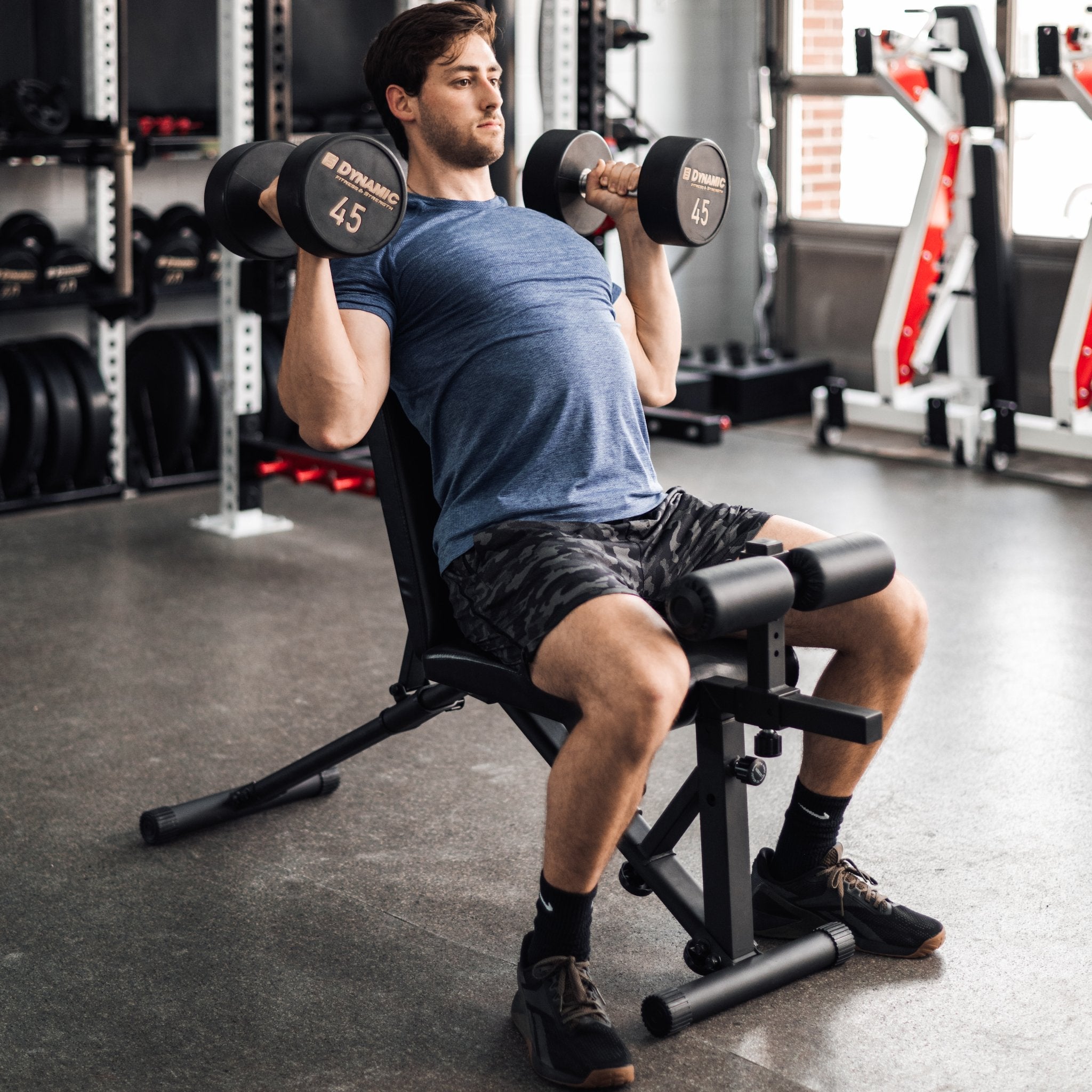 Weight bench with discount weights in stock