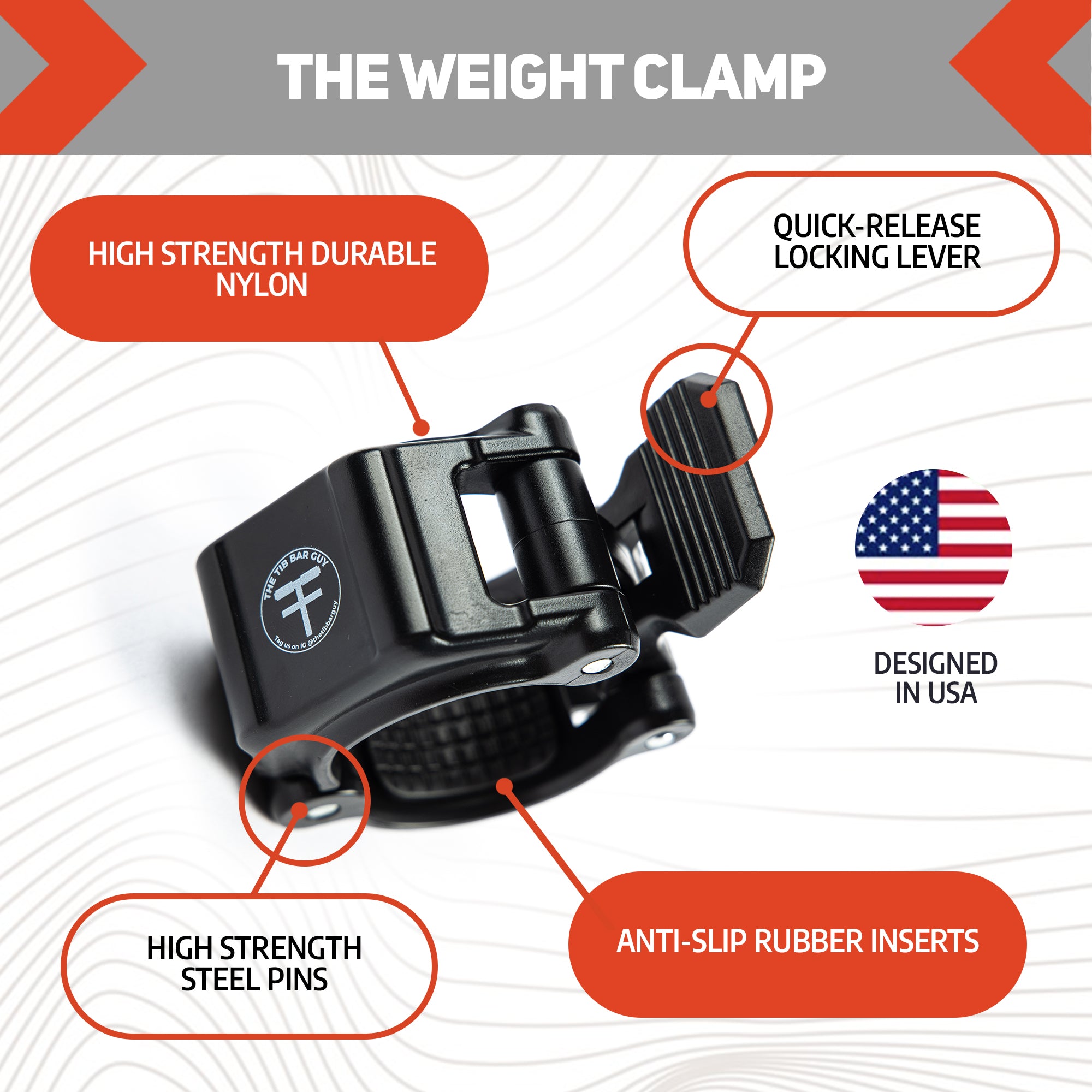 The Black Weight Clamp | The Tib Bar Guy